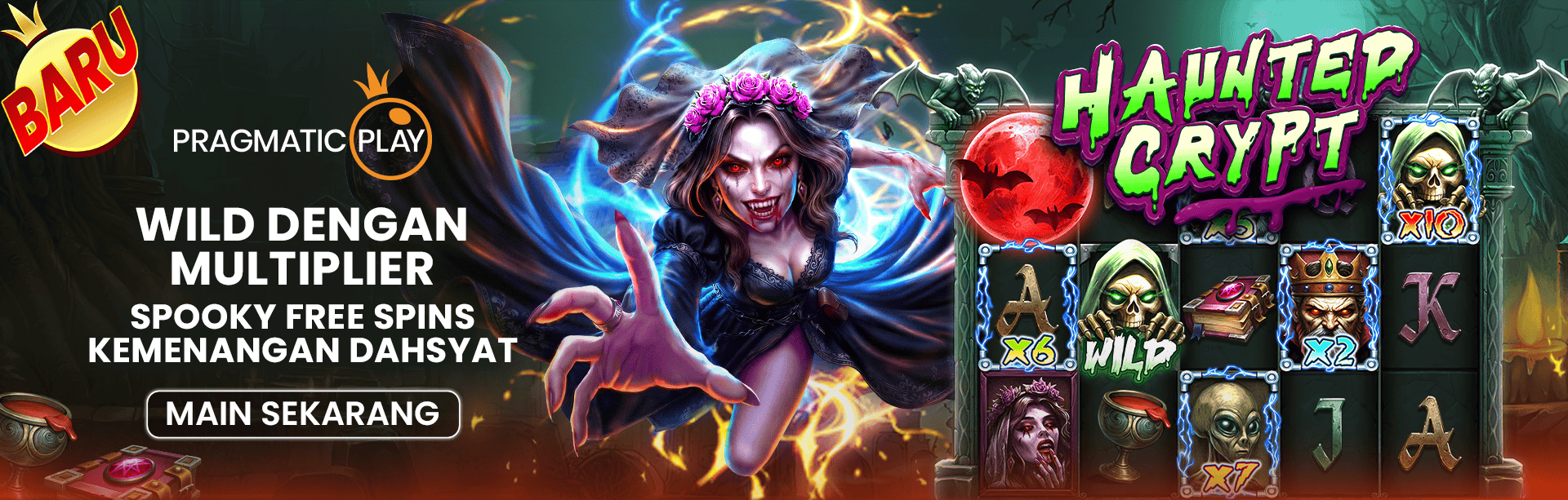 PP - HAUNTED CRYPT GAME PROMO BANNER