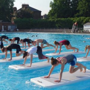 Inflatable Floating Yoga Mat