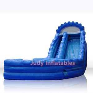 blue Inflatable slide