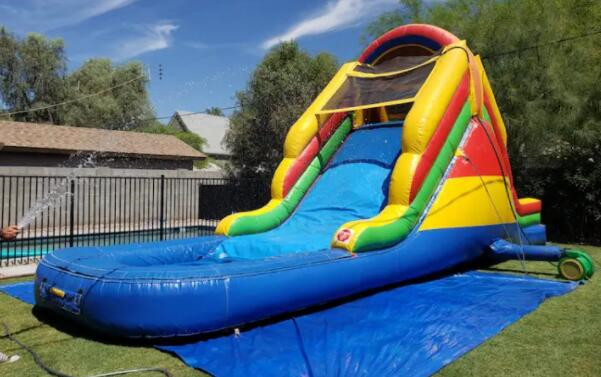 backyard water slide