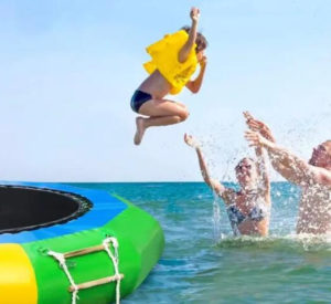 water trampoline bouncers