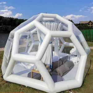 bubble football tent